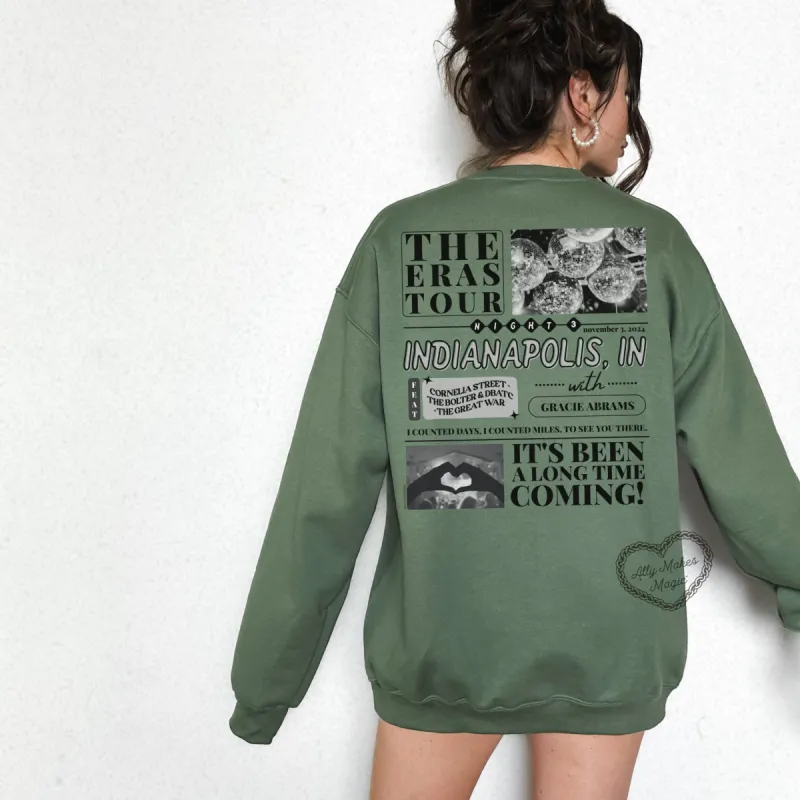 indianapolis night 3 sweater | gildan sold by Ally Makes Magic