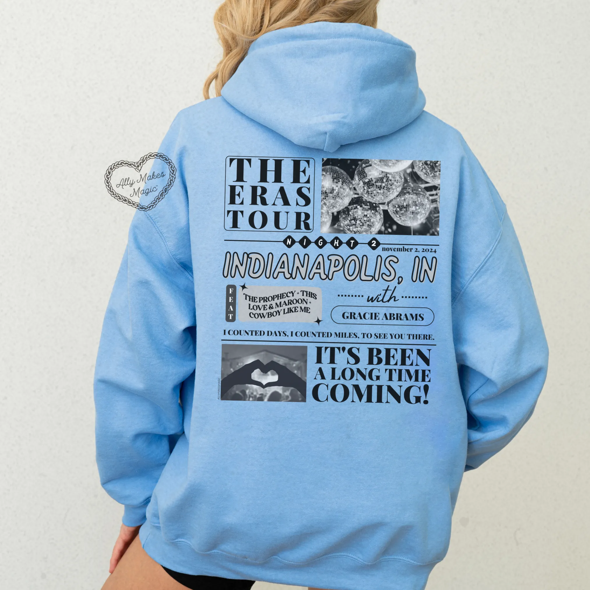 indianapolis night 2 hoodie sold by Ally Makes Magic