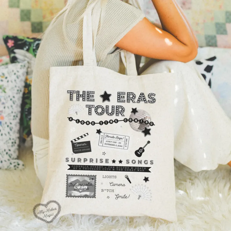 indianapolis night 3 tote bag (tortured) sold by Ally Makes Magic