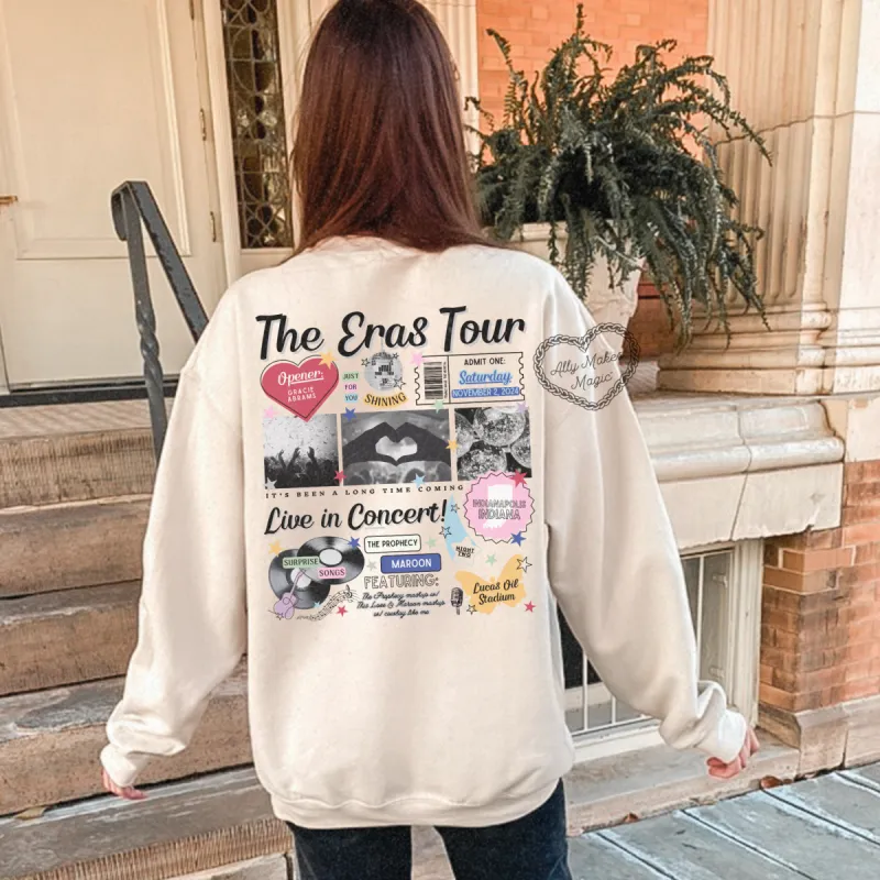 indianapolis night 2 retro sweater | gildan sold by Ally Makes Magic