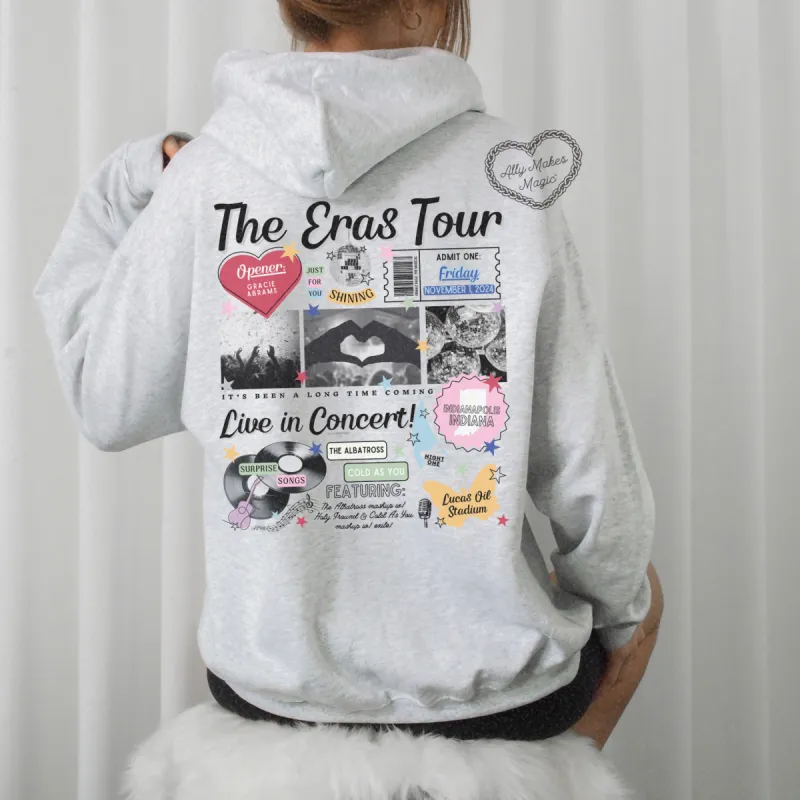 indianapolis night 1 retro hoodie sold by Ally Makes Magic