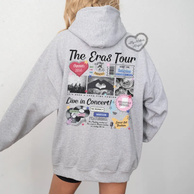 indianapolis night 2 retro hoodie sold by Ally Makes Magic