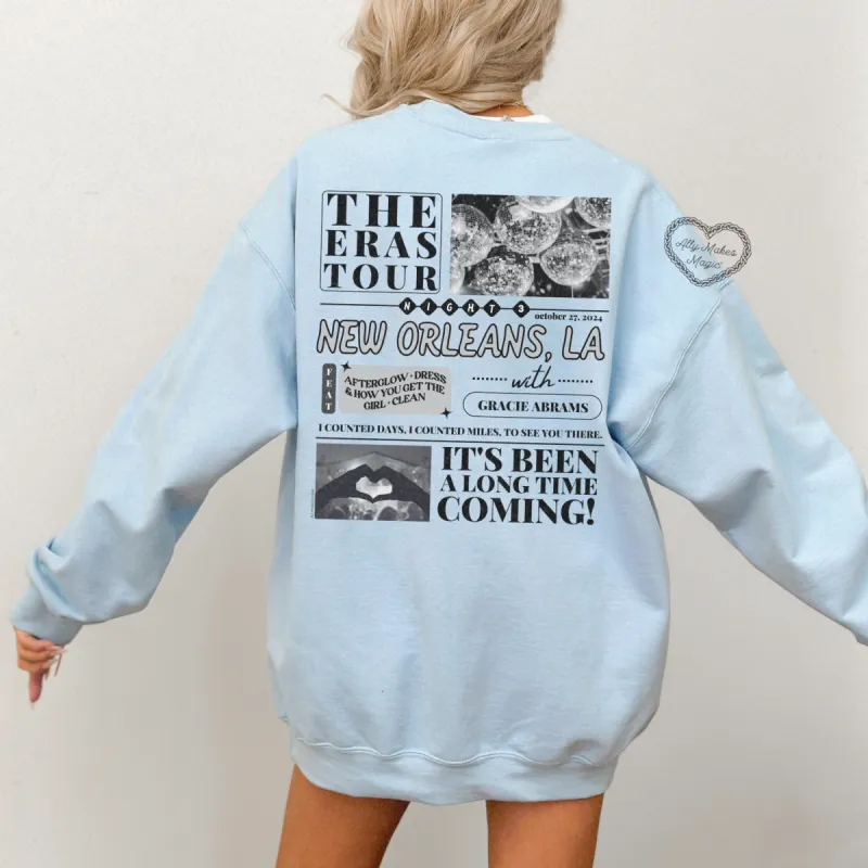 new orleans night 3 sweater | gildan sold by Ally Makes Magic