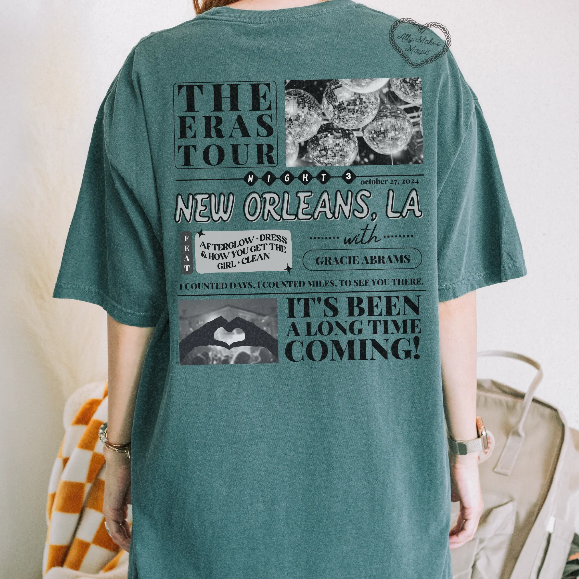 new orleans night 3 tee | comfort colors sold by Ally Makes Magic
