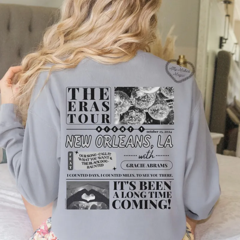 new orleans night 1 pullover | comfort colors sold by Ally Makes Magic