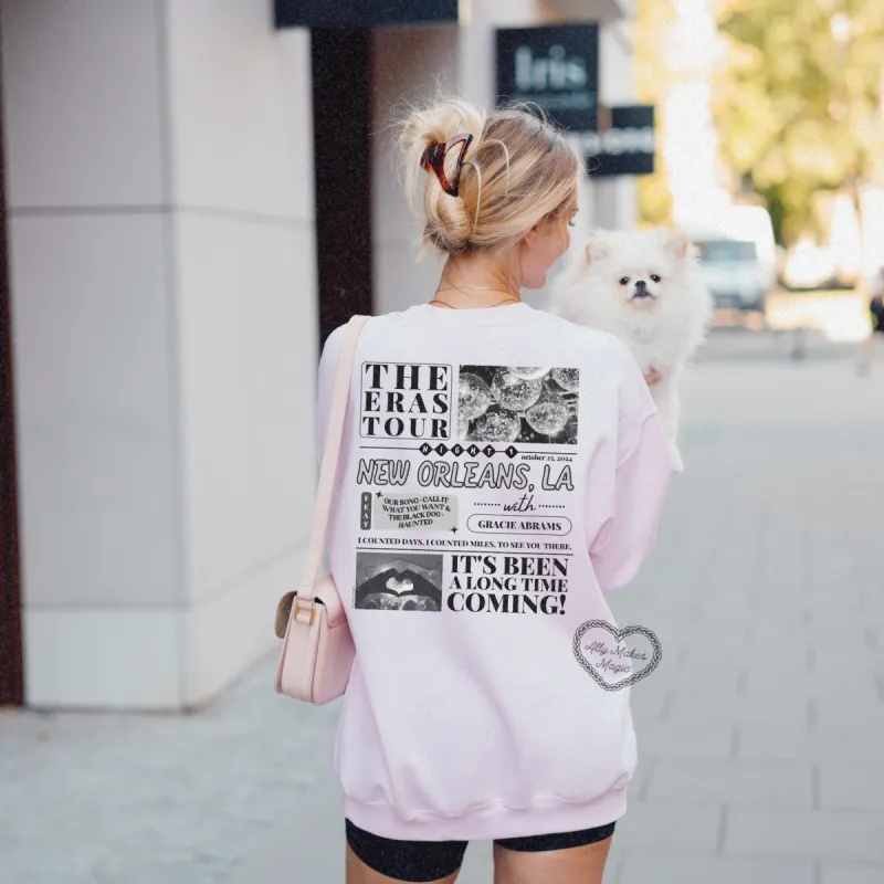 new orleans night 1 sweater | gildan sold by Ally Makes Magic