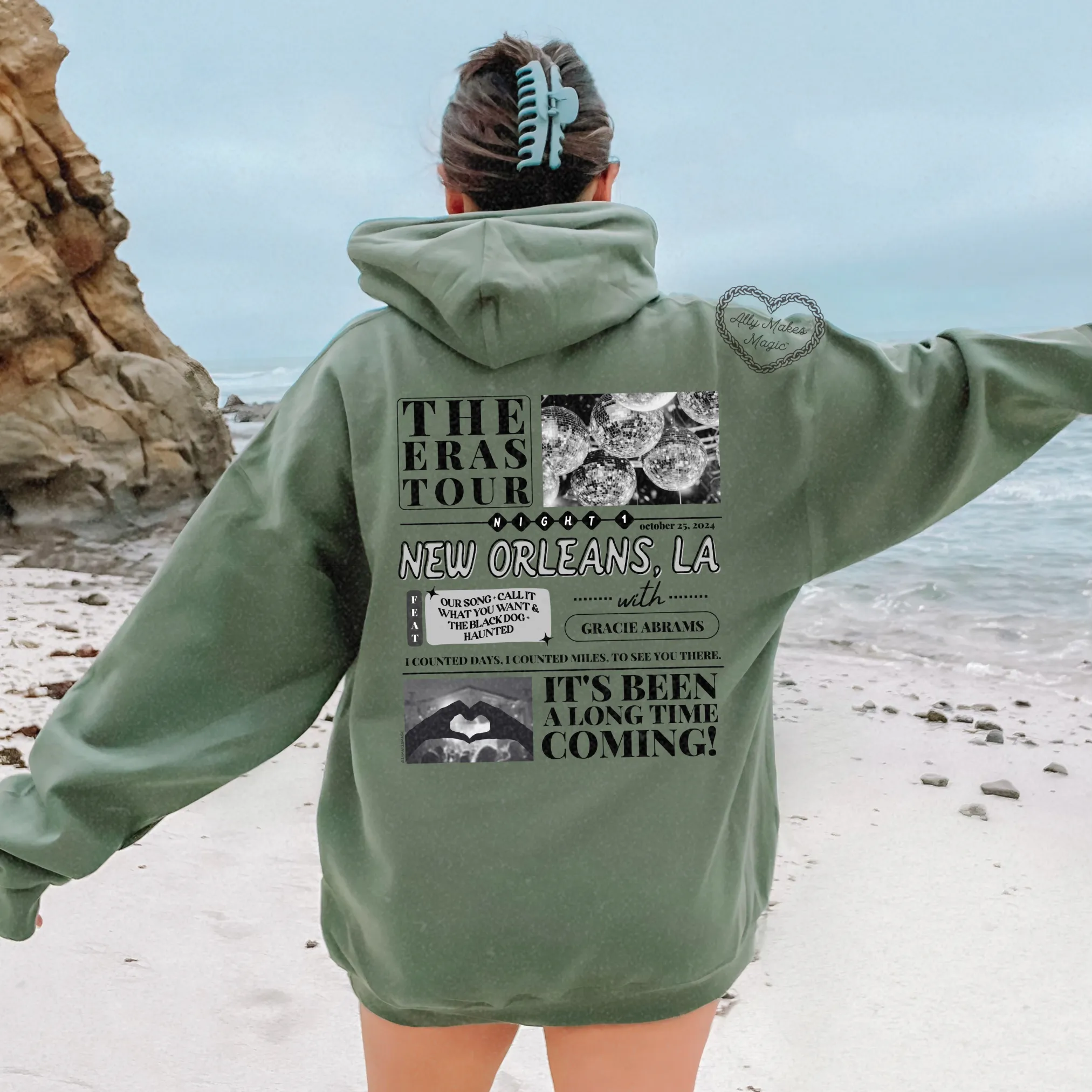 new orleans night 1 hoodie sold by Ally Makes Magic