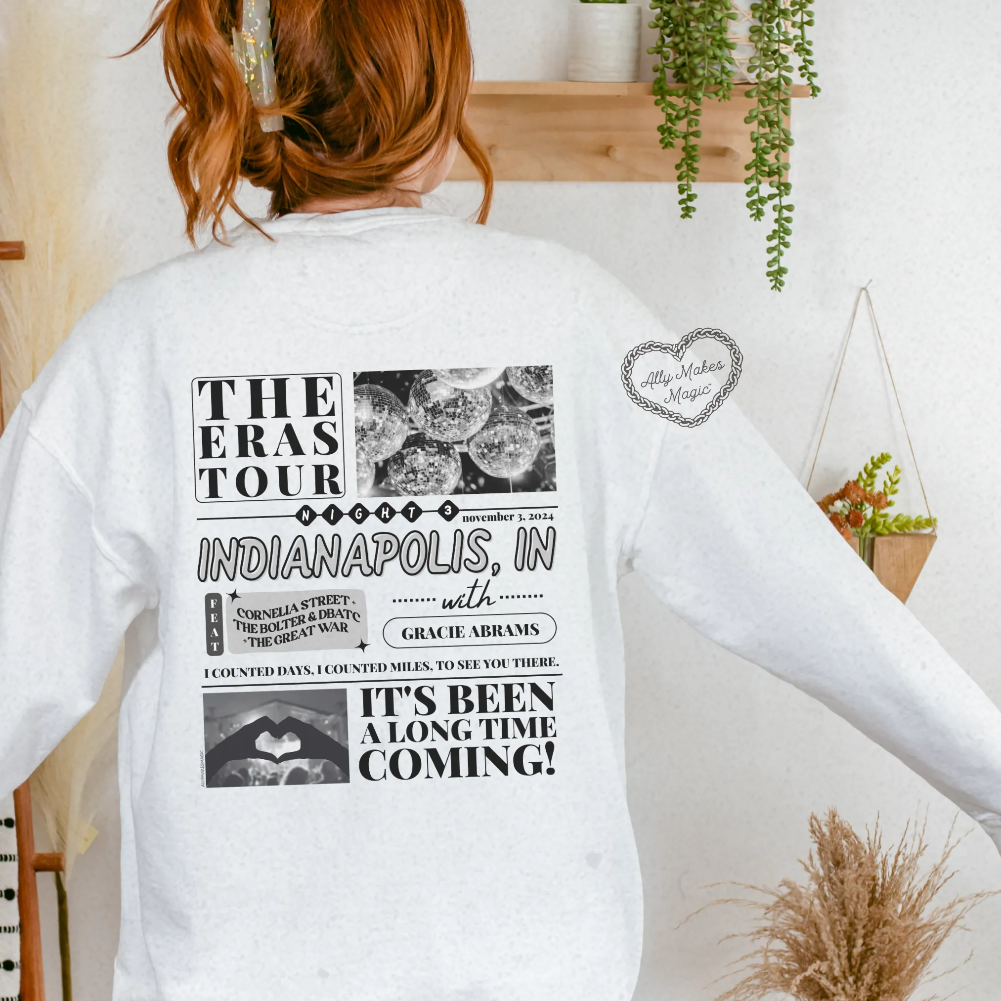 indianapolis night 3 pullover | comfort colors *custom* sold by Ally Makes Magic product image thumbnail 5