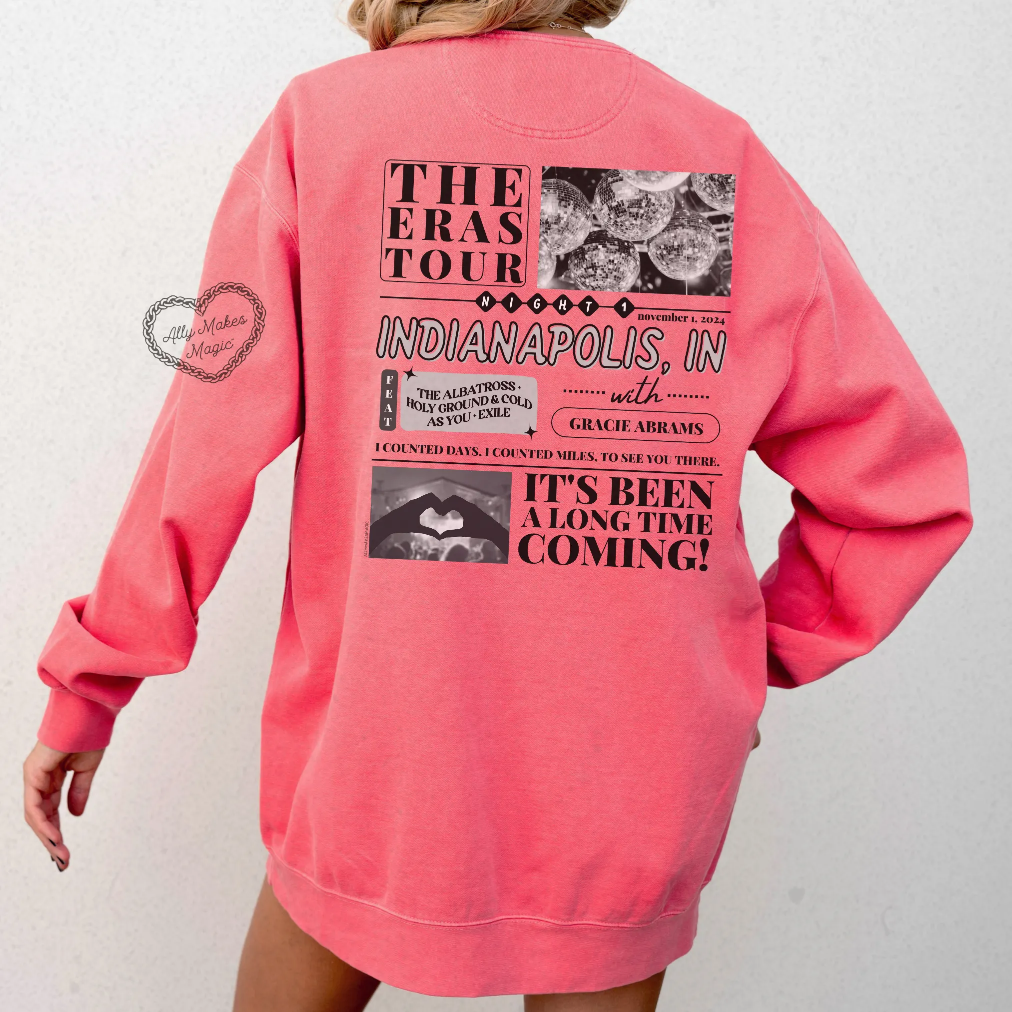 indianapolis night 1 pullover | comfort colors *custom* sold by Ally Makes Magic product image thumbnail 5