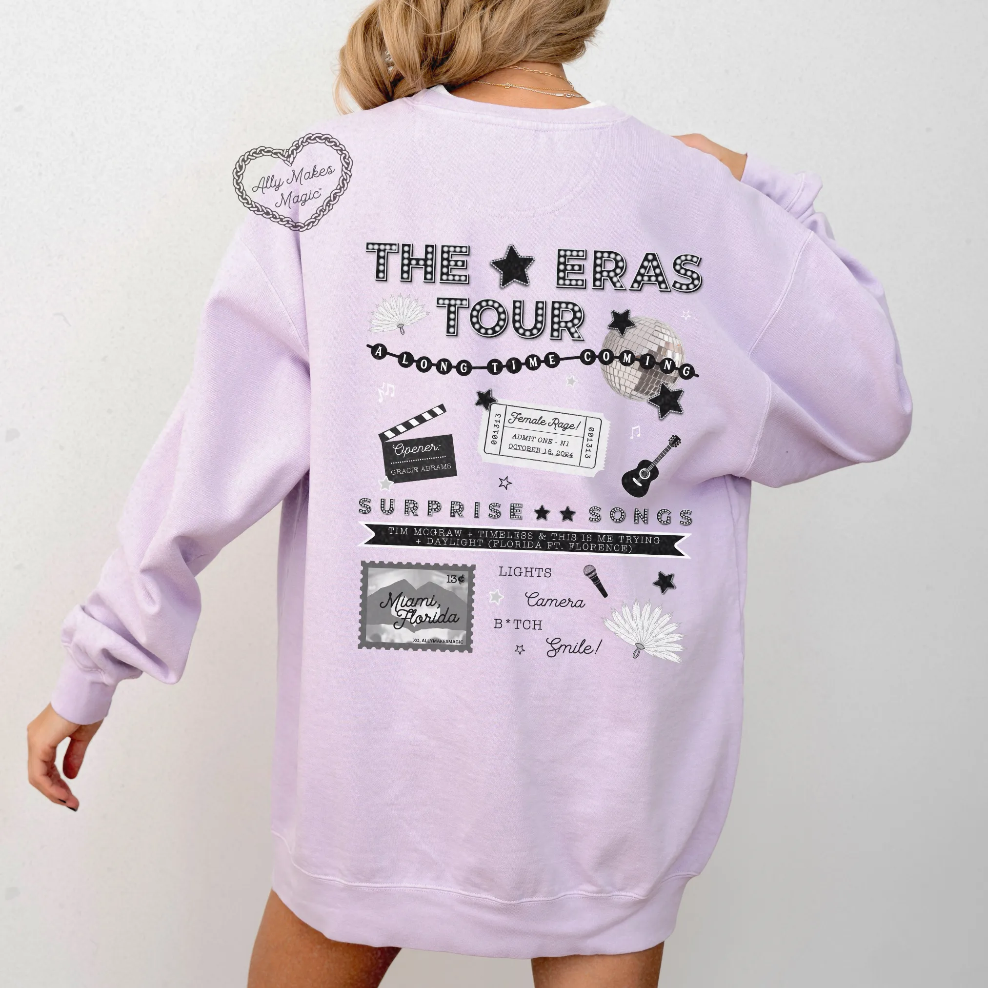 miami night 1 pullover | comfort colors *custom* sold by Ally Makes Magic