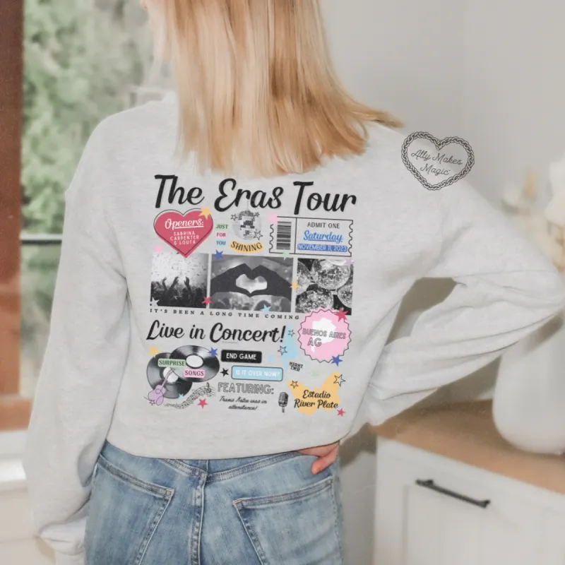 buenos aires night 2 retro sweater | gildan sold by Ally Makes Magic