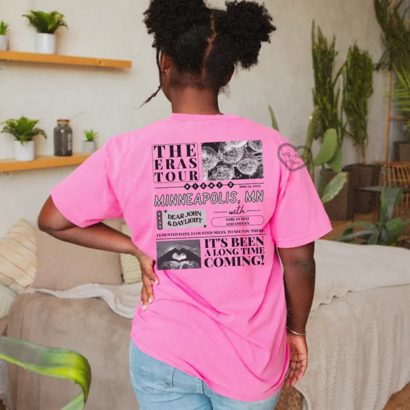 minneapolis night 2 t-shirt | comfort colors sold by Ally Makes Magic