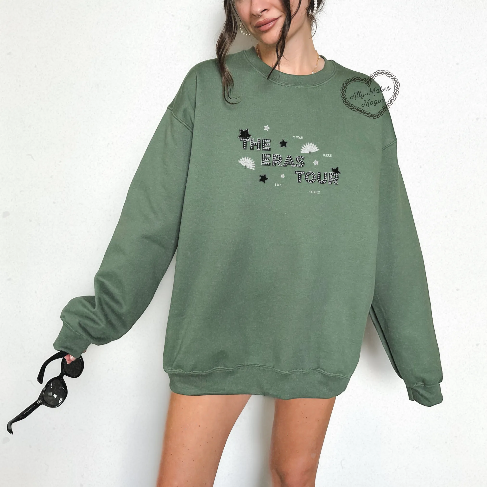 miami night 3 sweater | gildan *custom* sold by Ally Makes Magic product image thumbnail 2