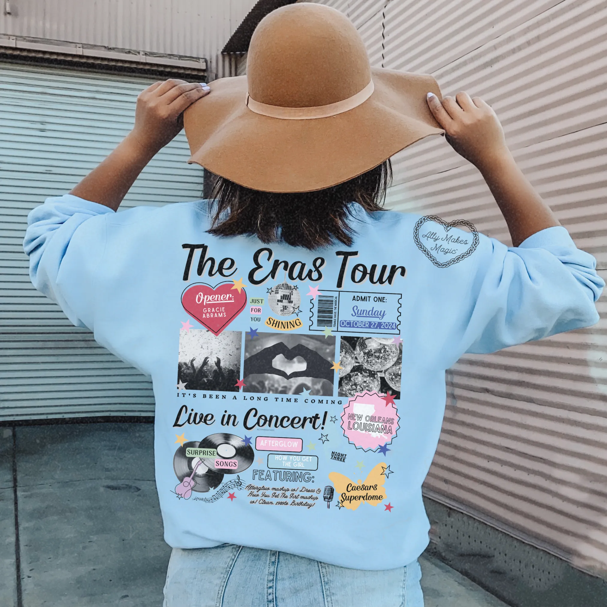 new orleans night 3 sweater | gildan *custom* sold by Ally Makes Magic product image thumbnail 3