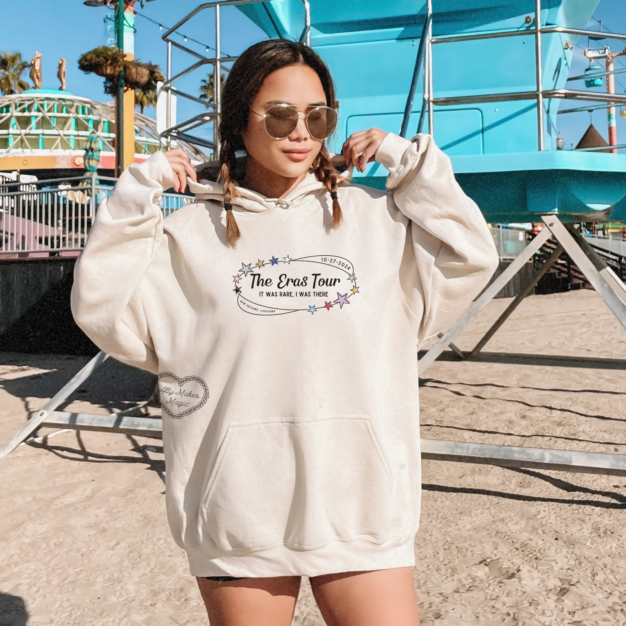 new orleans night 3 hoodie *custom* sold by Ally Makes Magic product image thumbnail 4