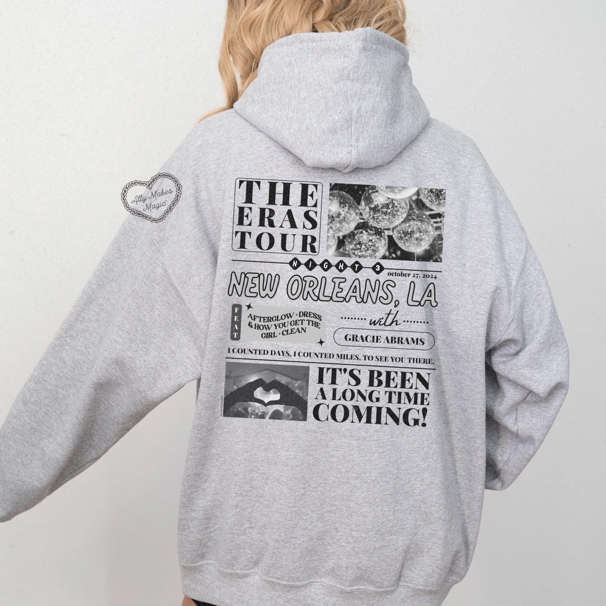 new orleans night 3 hoodie *custom* sold by Ally Makes Magic product image thumbnail 5