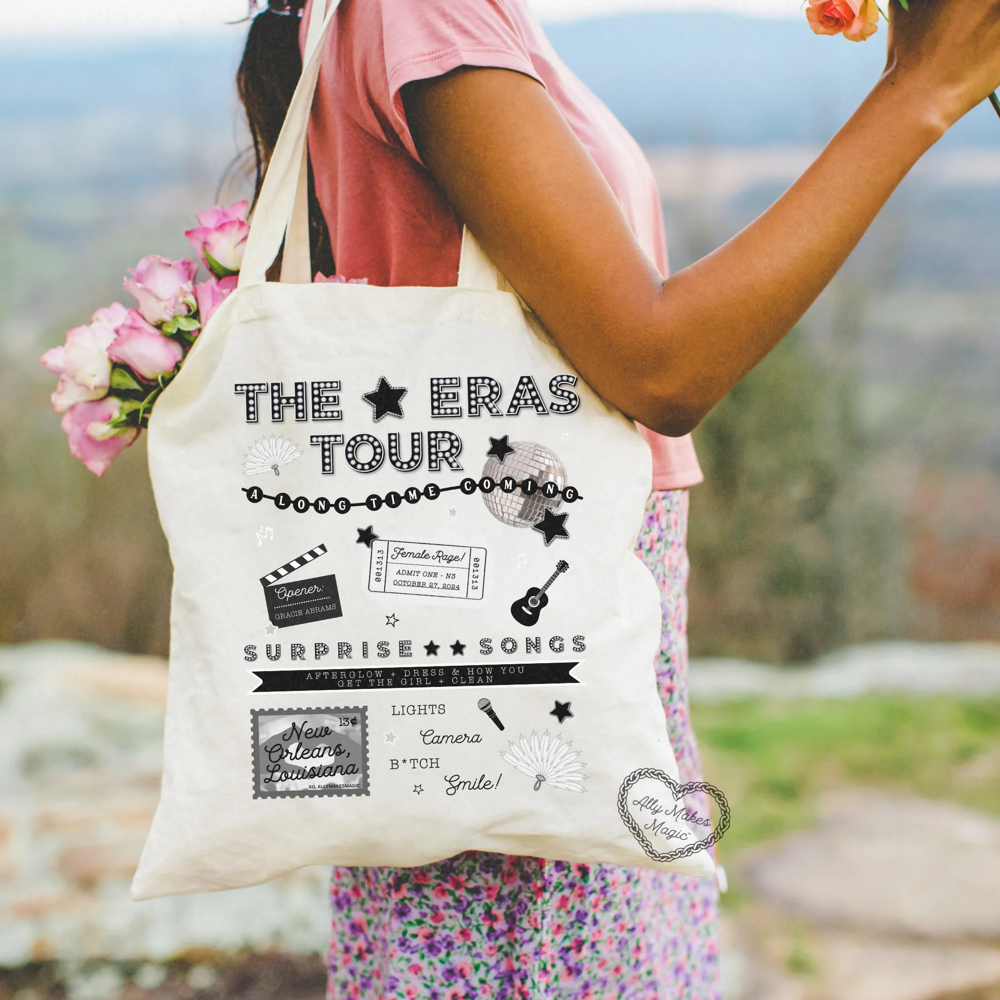 new orleans night 3 tote bag *custom* sold by Ally Makes Magic