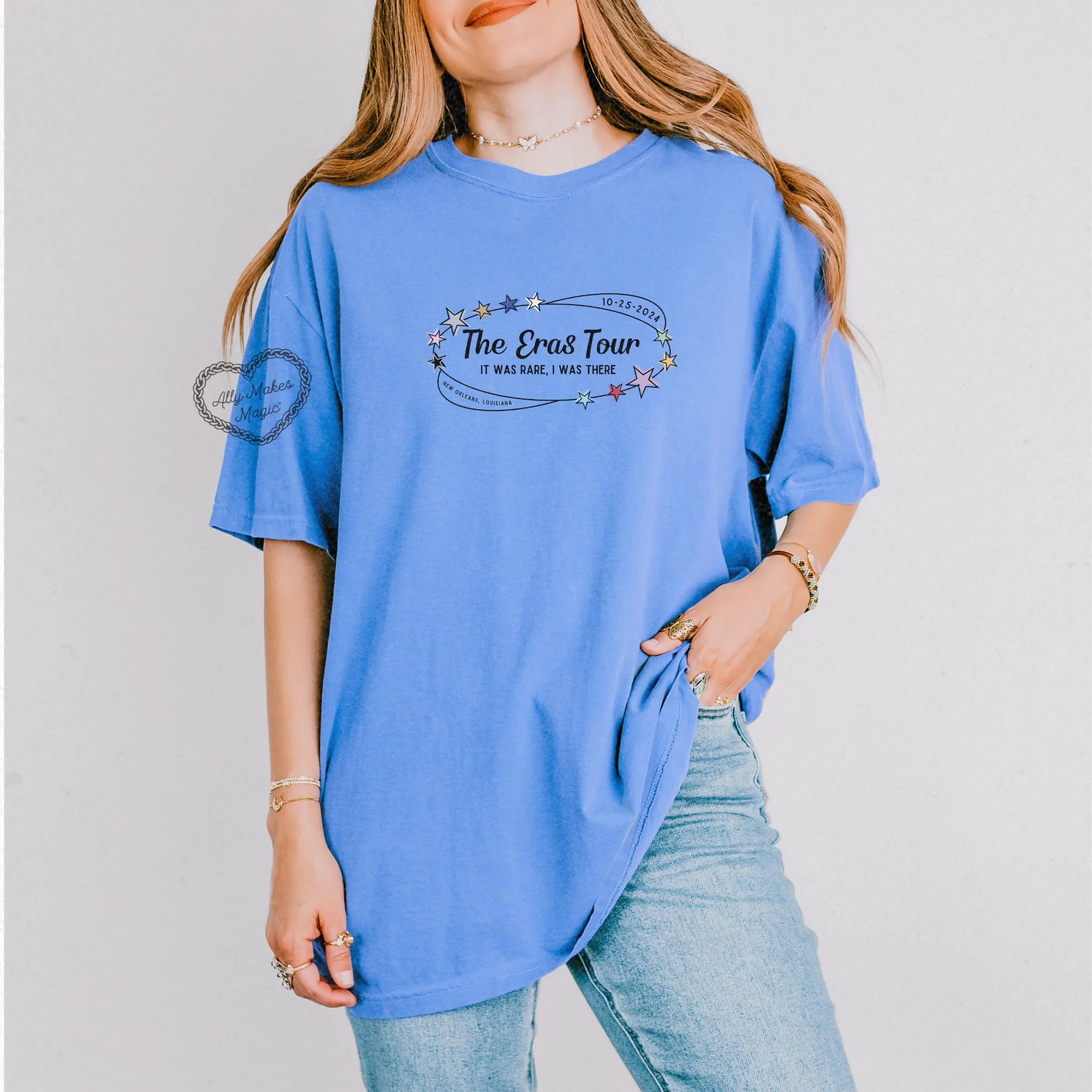 new orleans night 1 tee | comfort colors *custom* sold by Ally Makes Magic product image thumbnail 4