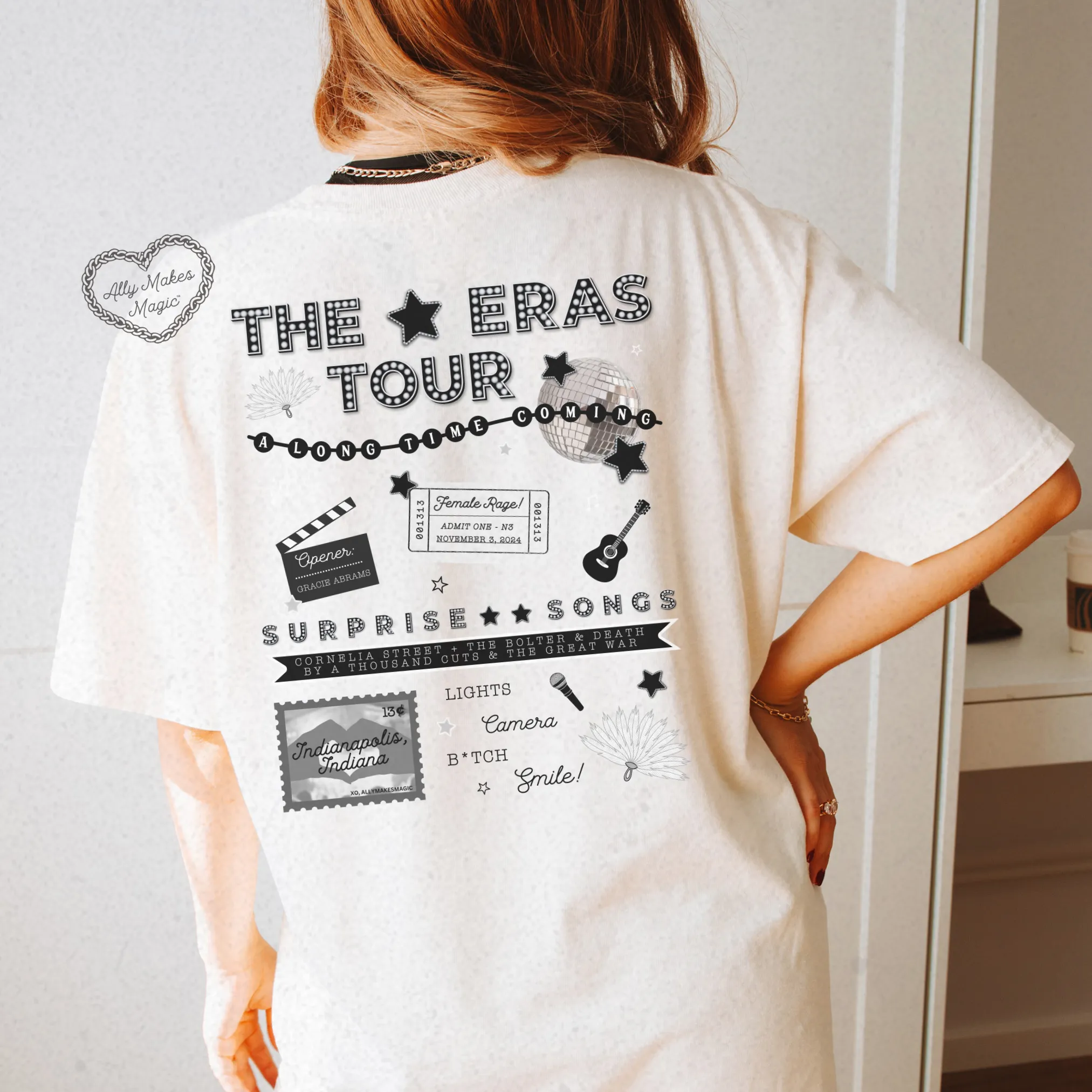 indianapolis night 3 tee | comfort colors *custom* sold by Ally Makes Magic