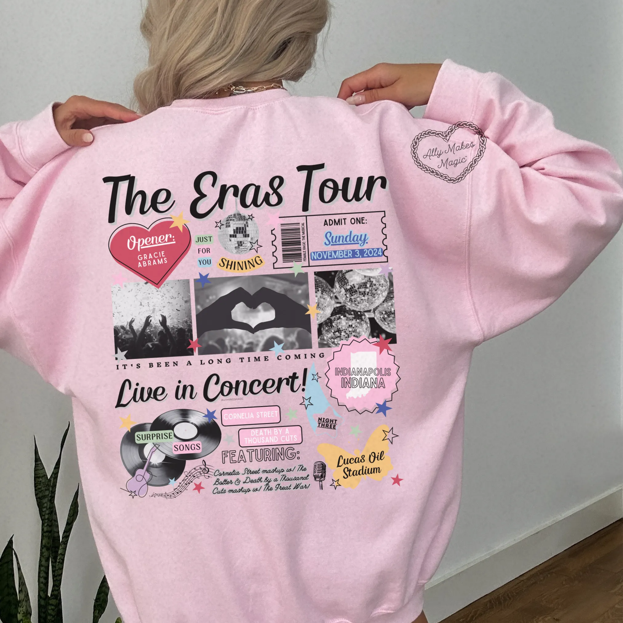 indianapolis night 3 sweater | gildan *custom* sold by Ally Makes Magic product image thumbnail 3