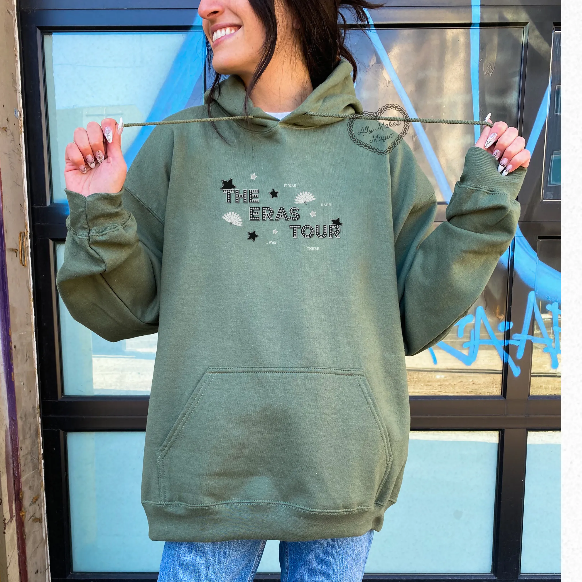 indianapolis night 3 hoodie *custom* sold by Ally Makes Magic product image thumbnail 2