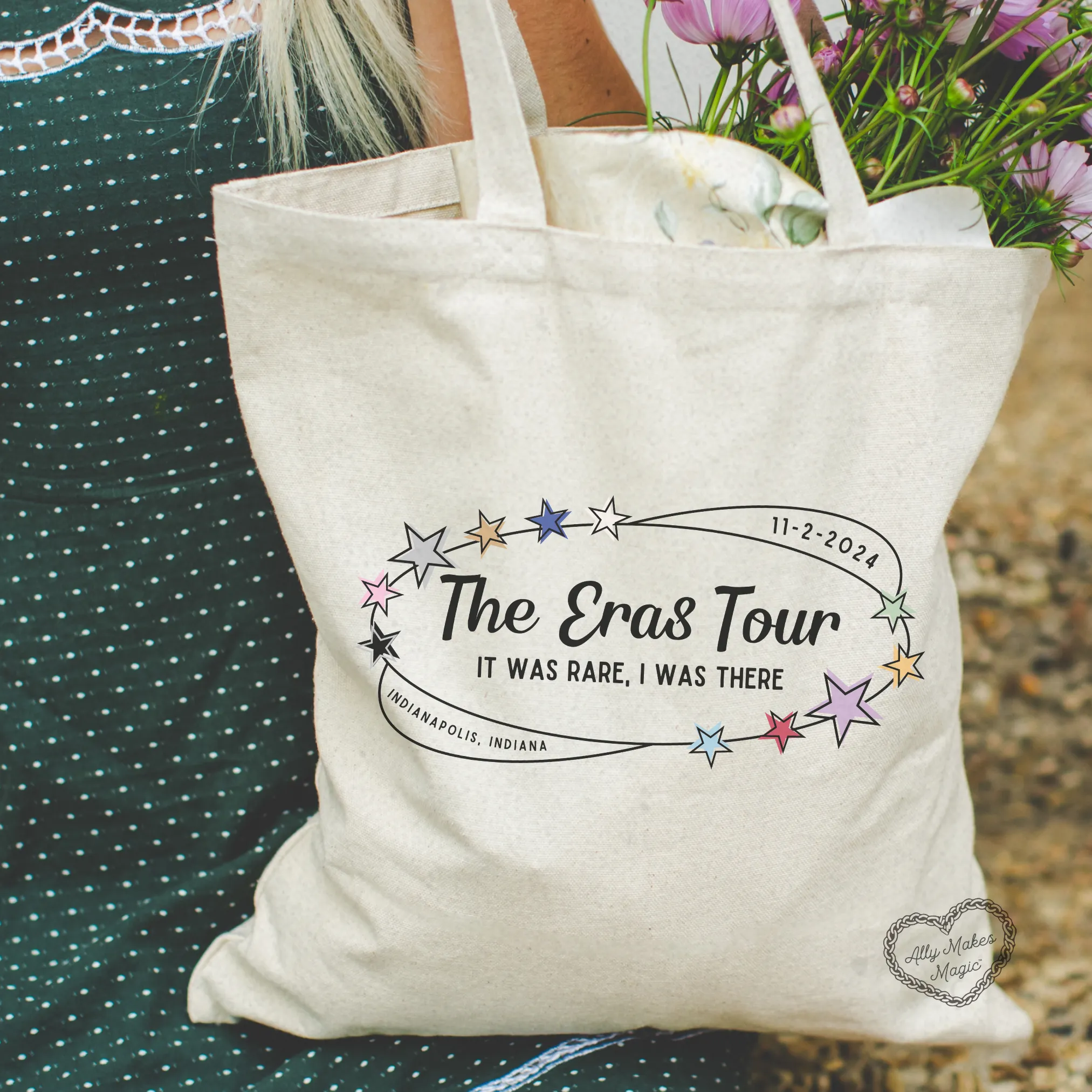 indianapolis night 2 tote bag *custom* sold by Ally Makes Magic product image thumbnail 5