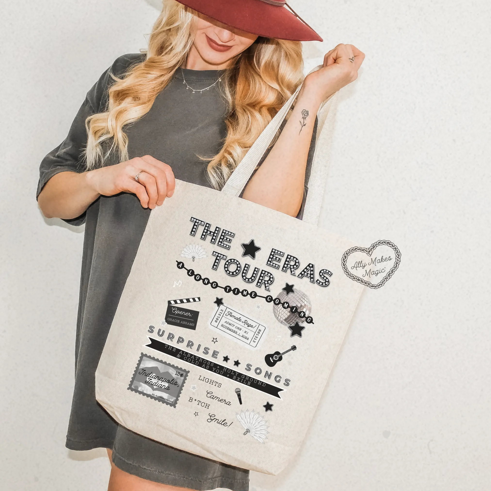 indianapolis night 1 tote bag *custom* sold by Ally Makes Magic