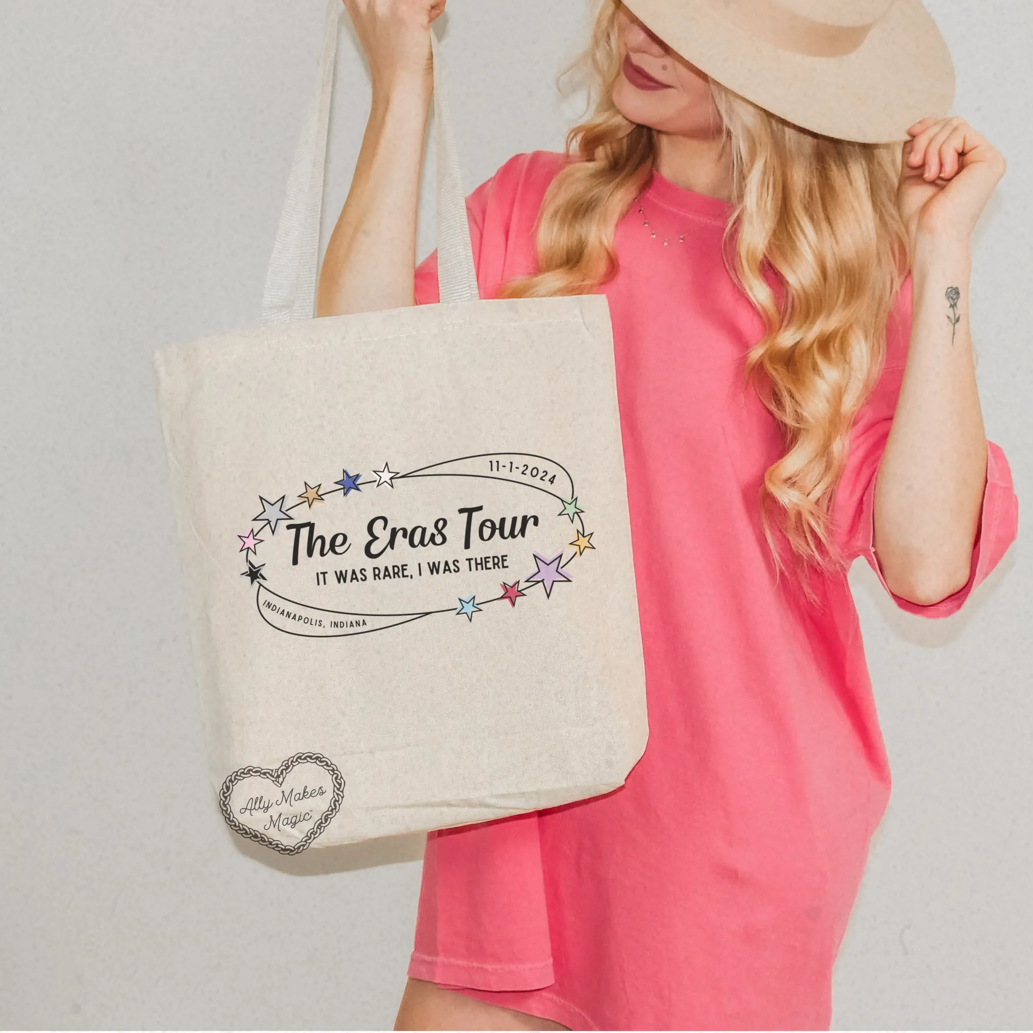 indianapolis night 1 tote bag *custom* sold by Ally Makes Magic product image thumbnail 4