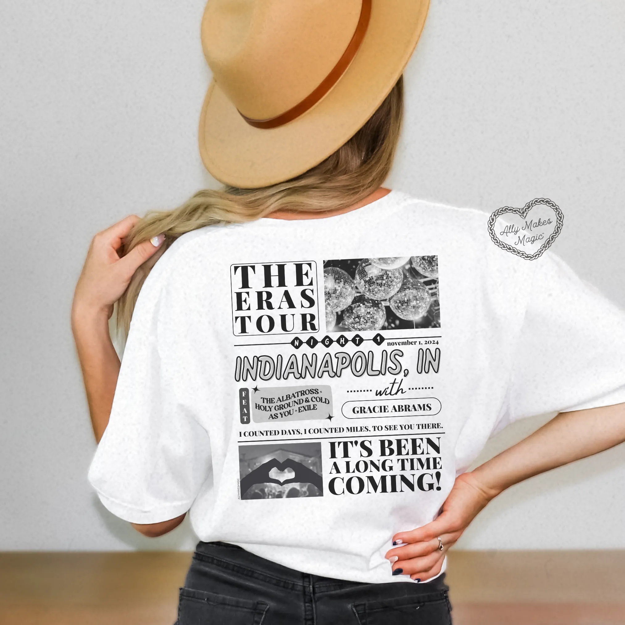 indianapolis night 1 tee | comfort colors *custom* sold by Ally Makes Magic product image thumbnail 5