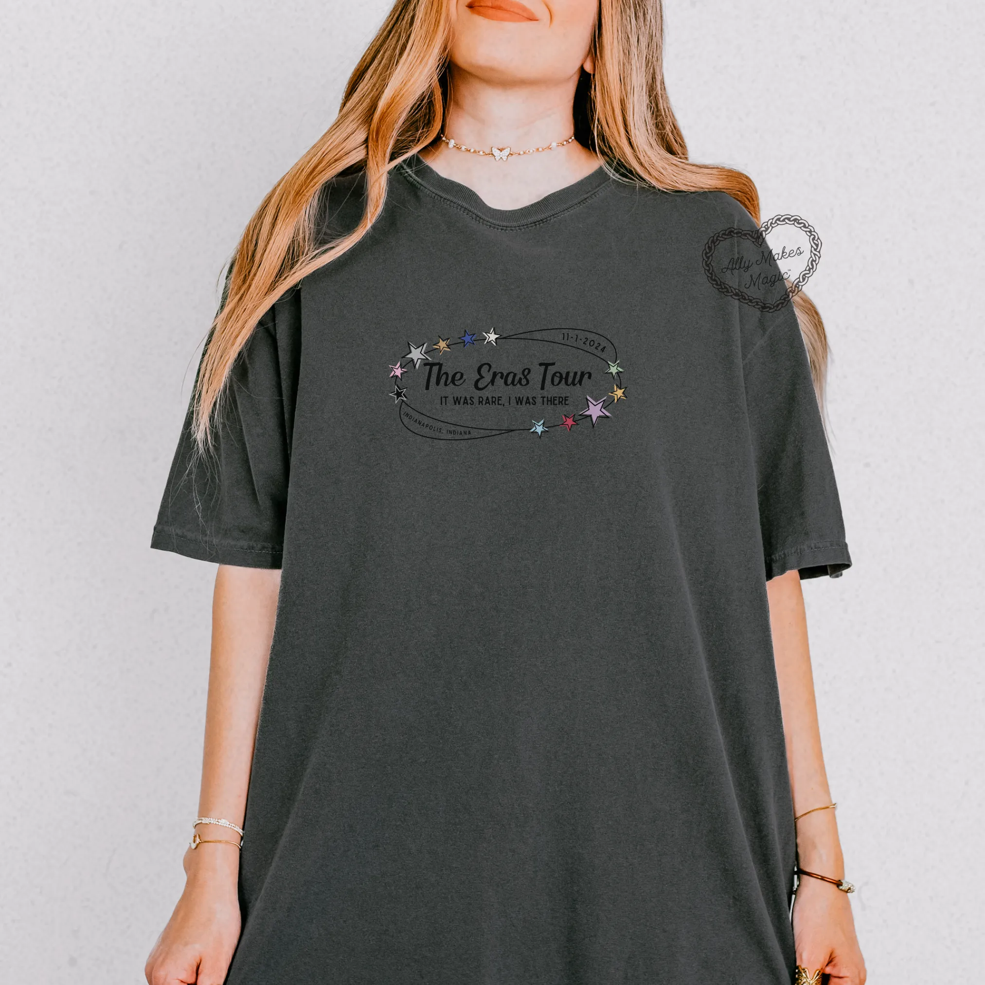 indianapolis night 1 tee | comfort colors *custom* sold by Ally Makes Magic product image thumbnail 4