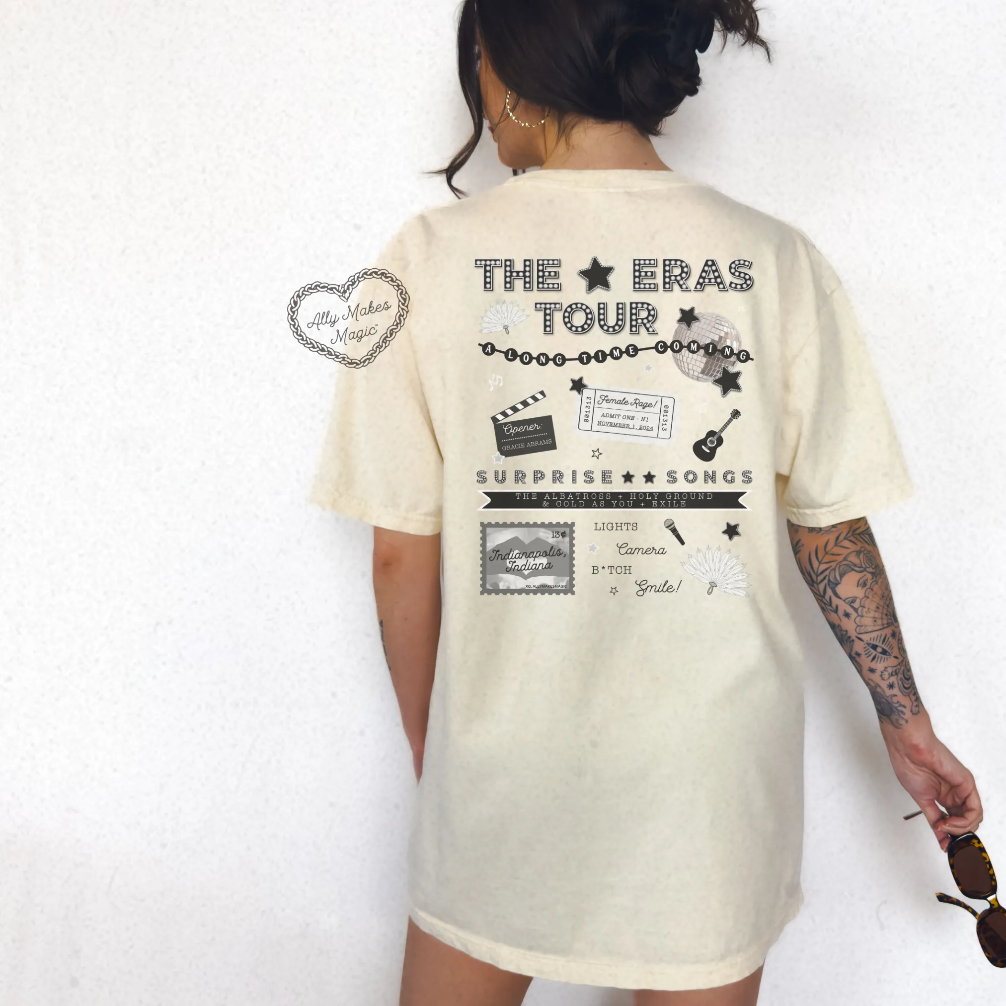 indianapolis night 1 tee | comfort colors *custom* sold by Ally Makes Magic