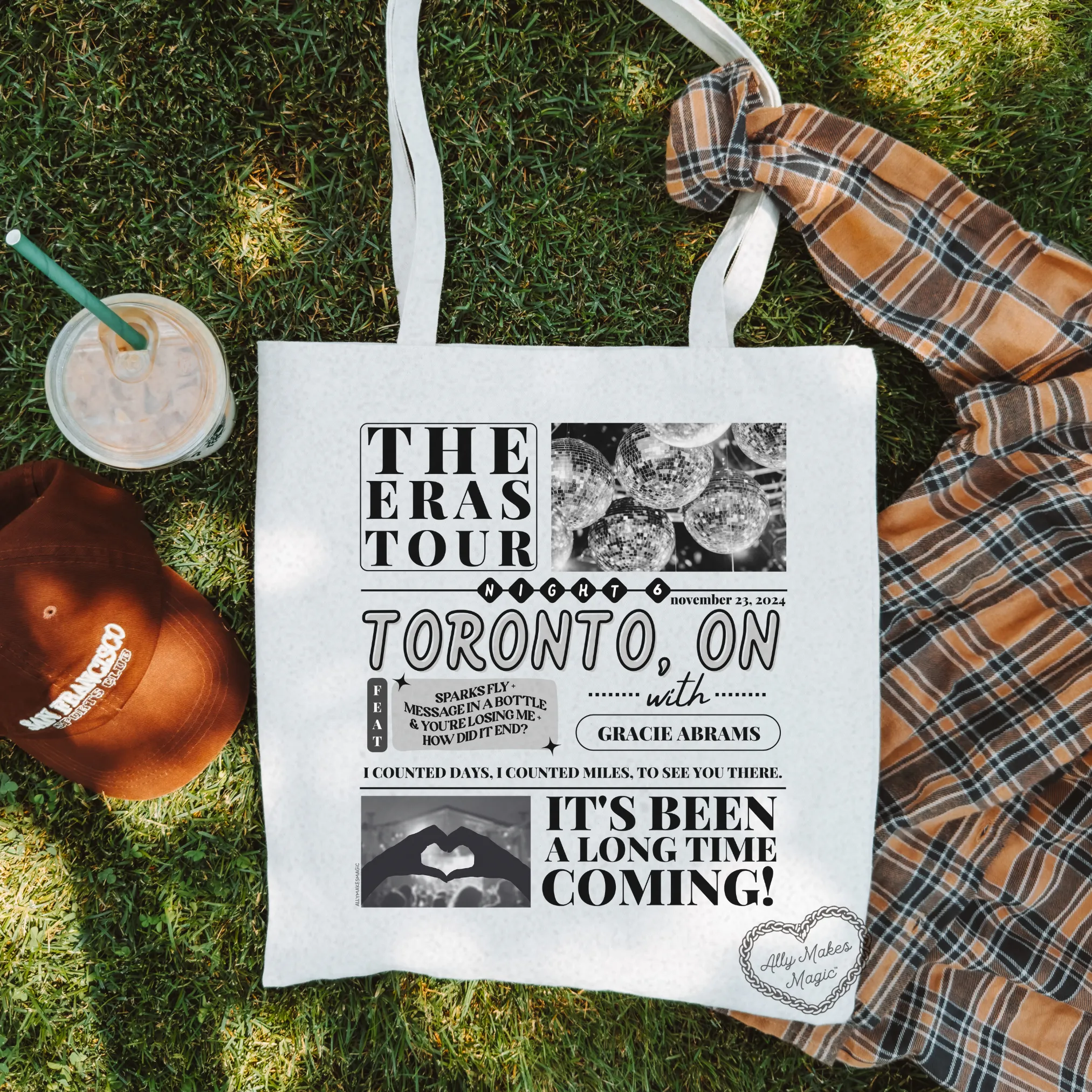 toronto night 6 tote bag *custom* sold by Ally Makes Magic product image thumbnail 5