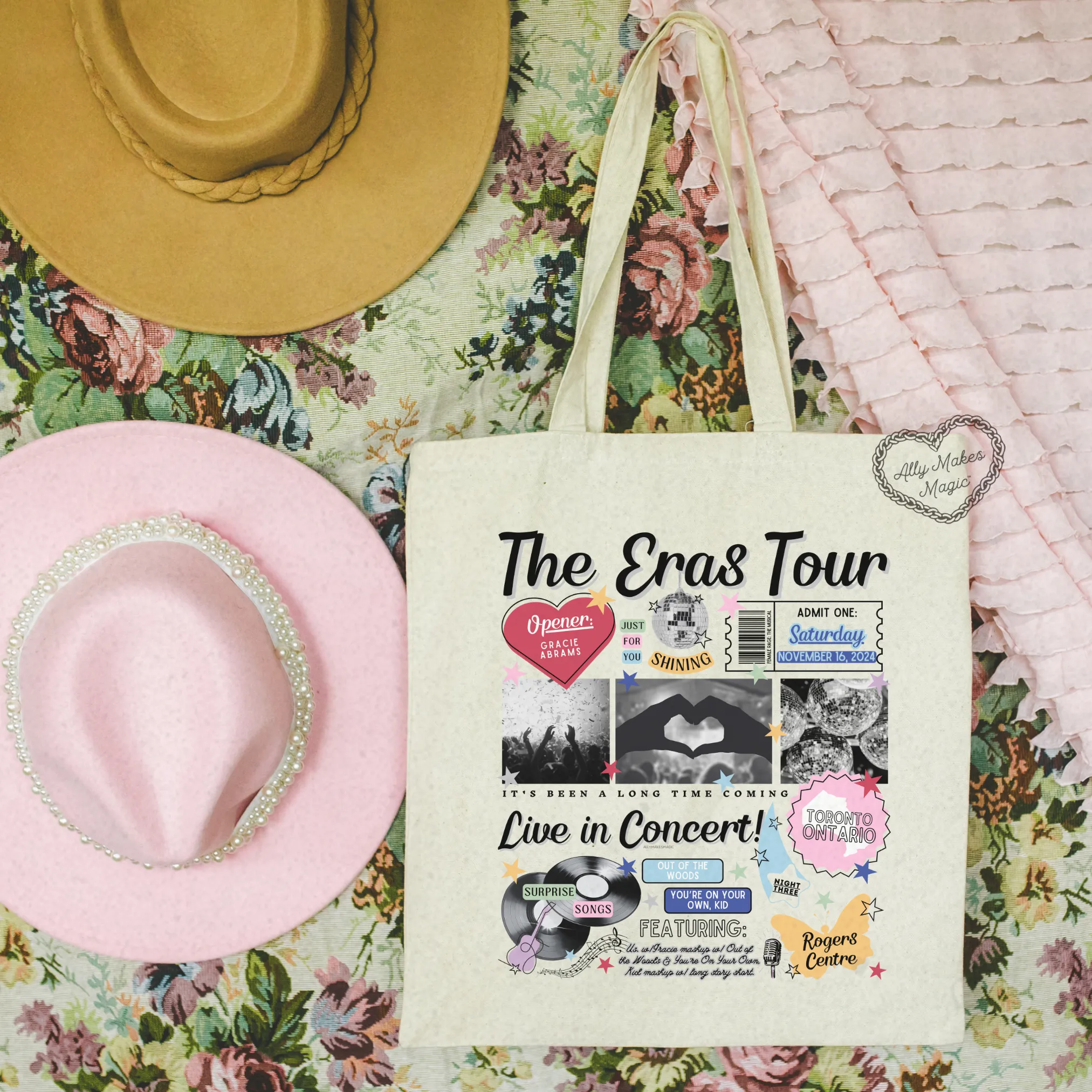 toronto night 3 tote bag *custom* sold by Ally Makes Magic product image thumbnail 3