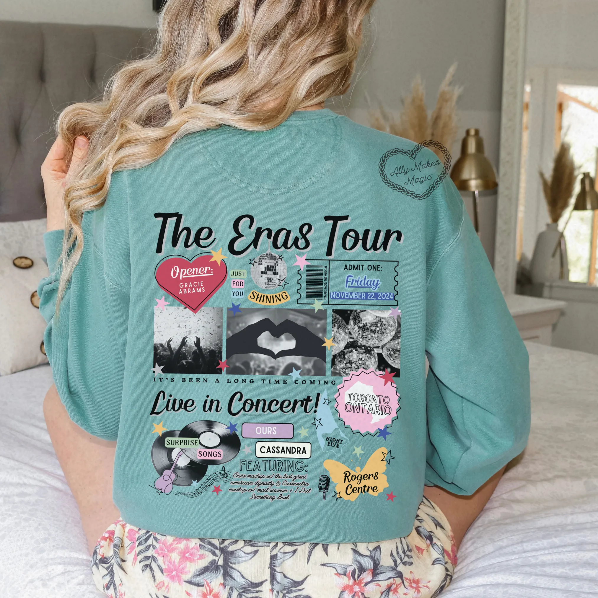 toronto night 5 pullover | comfort colors *custom* sold by Ally Makes Magic product image thumbnail 3