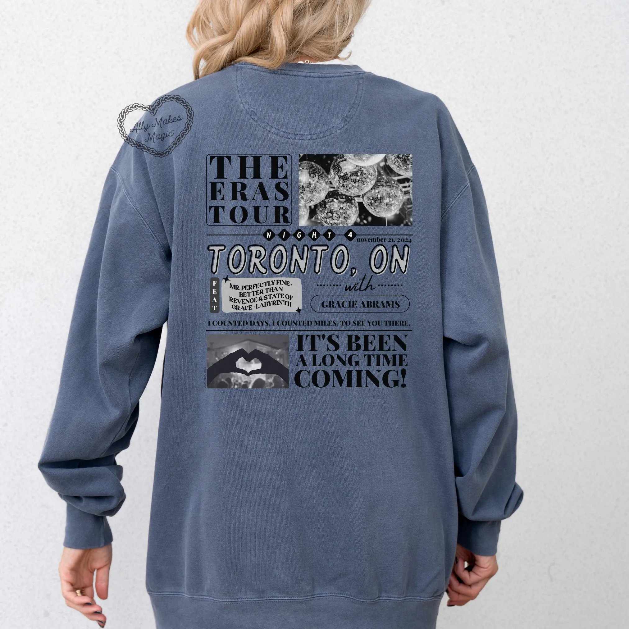 toronto night 4 pullover | comfort colors *custom* sold by Ally Makes Magic product image thumbnail 5