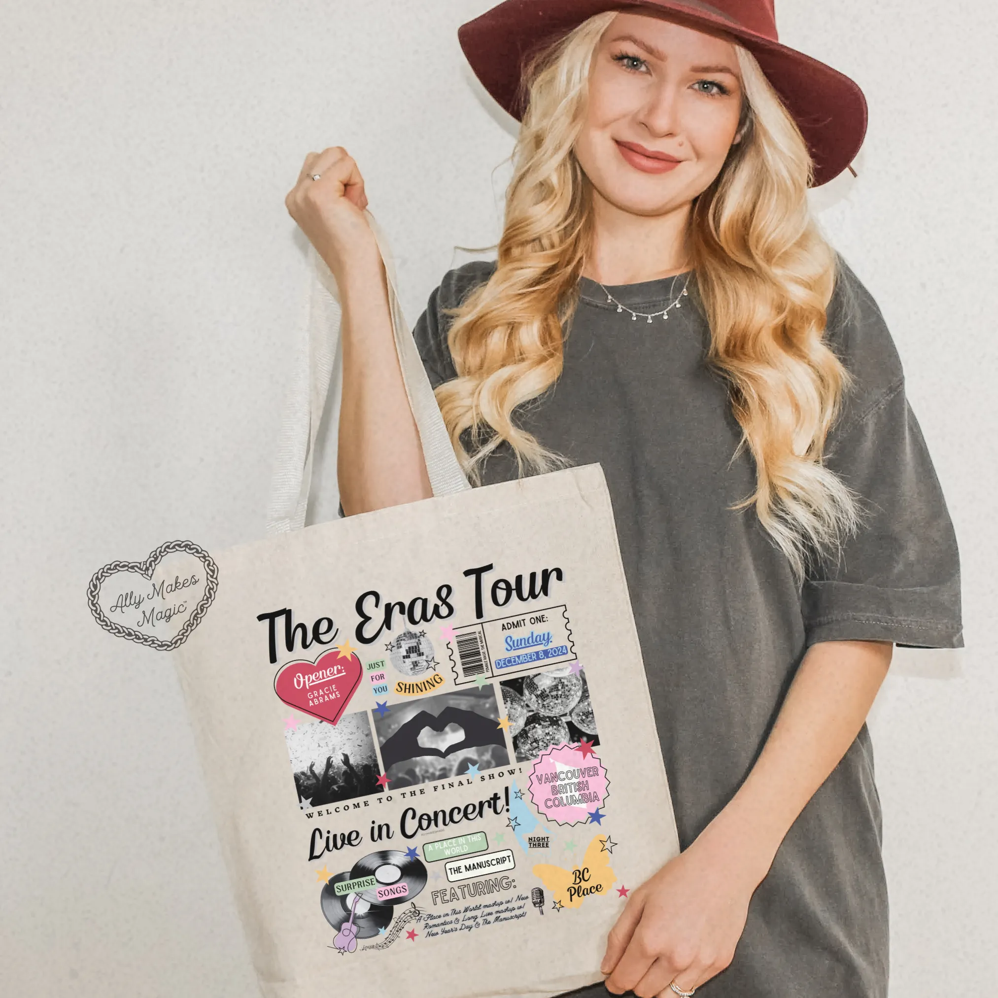 vancouver night 3 tote bag *custom* sold by Ally Makes Magic product image thumbnail 3