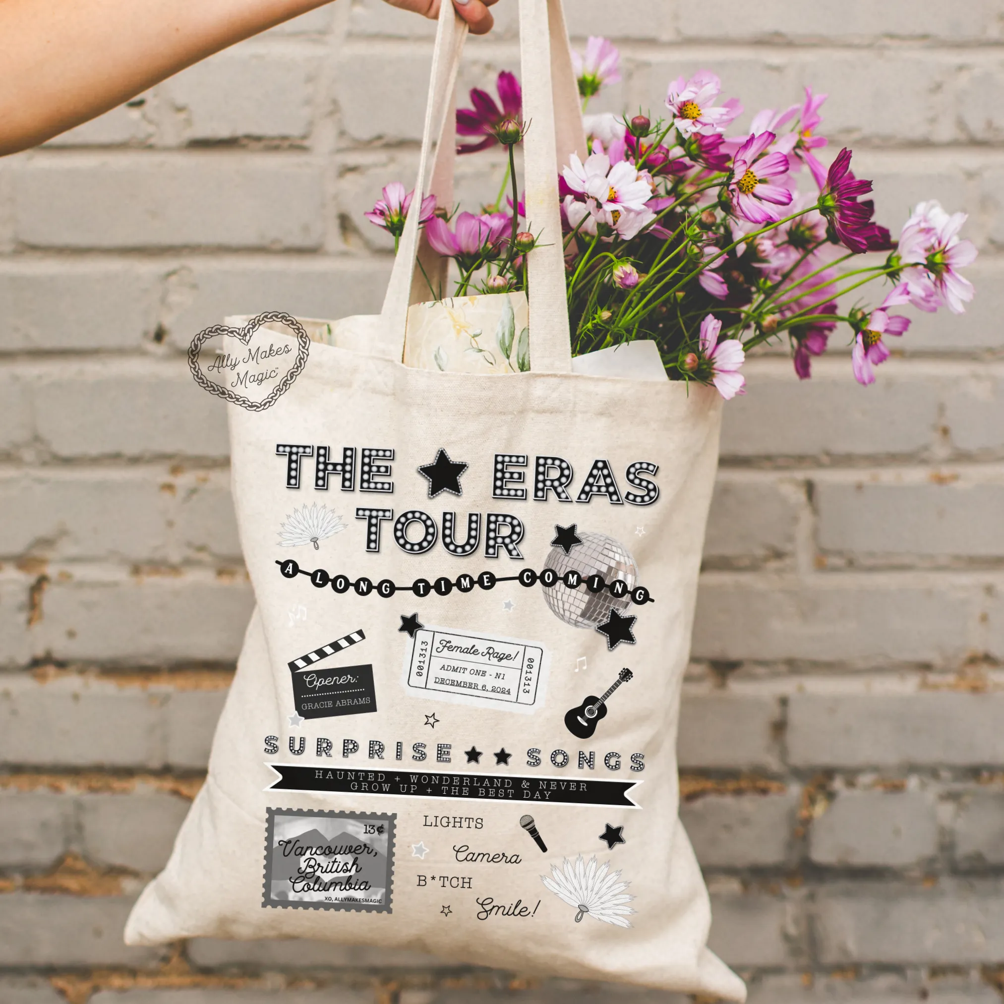 vancouver night 1 tote bag *custom* sold by Ally Makes Magic