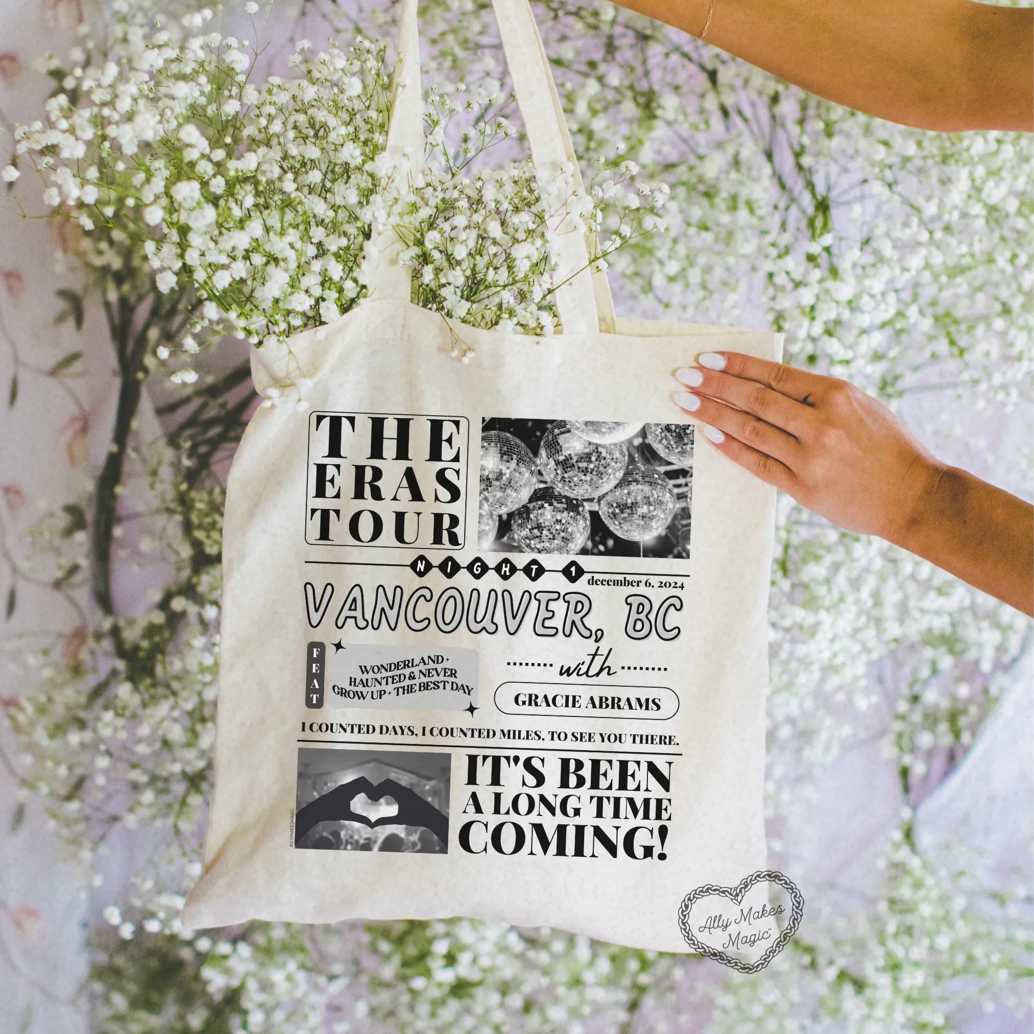 vancouver night 1 tote bag *custom* sold by Ally Makes Magic product image thumbnail 5