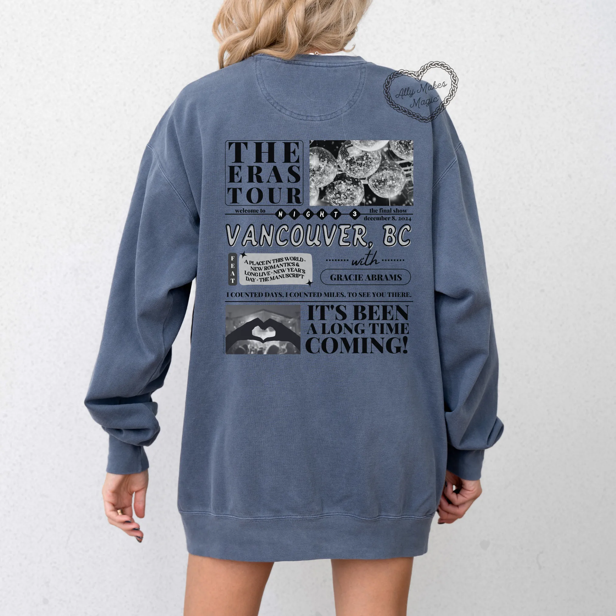 vancouver night 3 pullover | comfort colors *custom* sold by Ally Makes Magic product image thumbnail 5