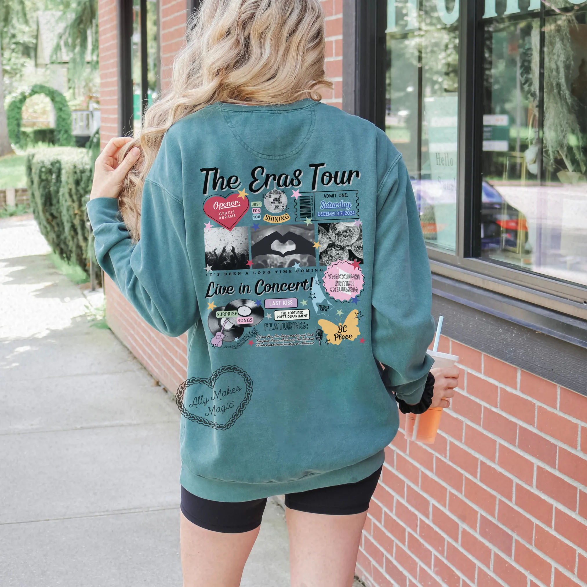 vancouver night 2 pullover | comfort colors *custom* sold by Ally Makes Magic product image thumbnail 3