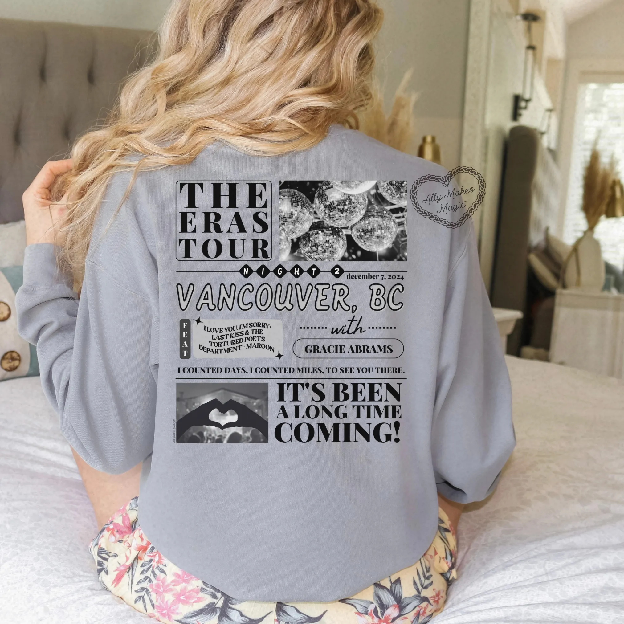 vancouver night 2 pullover | comfort colors *custom* sold by Ally Makes Magic product image thumbnail 5