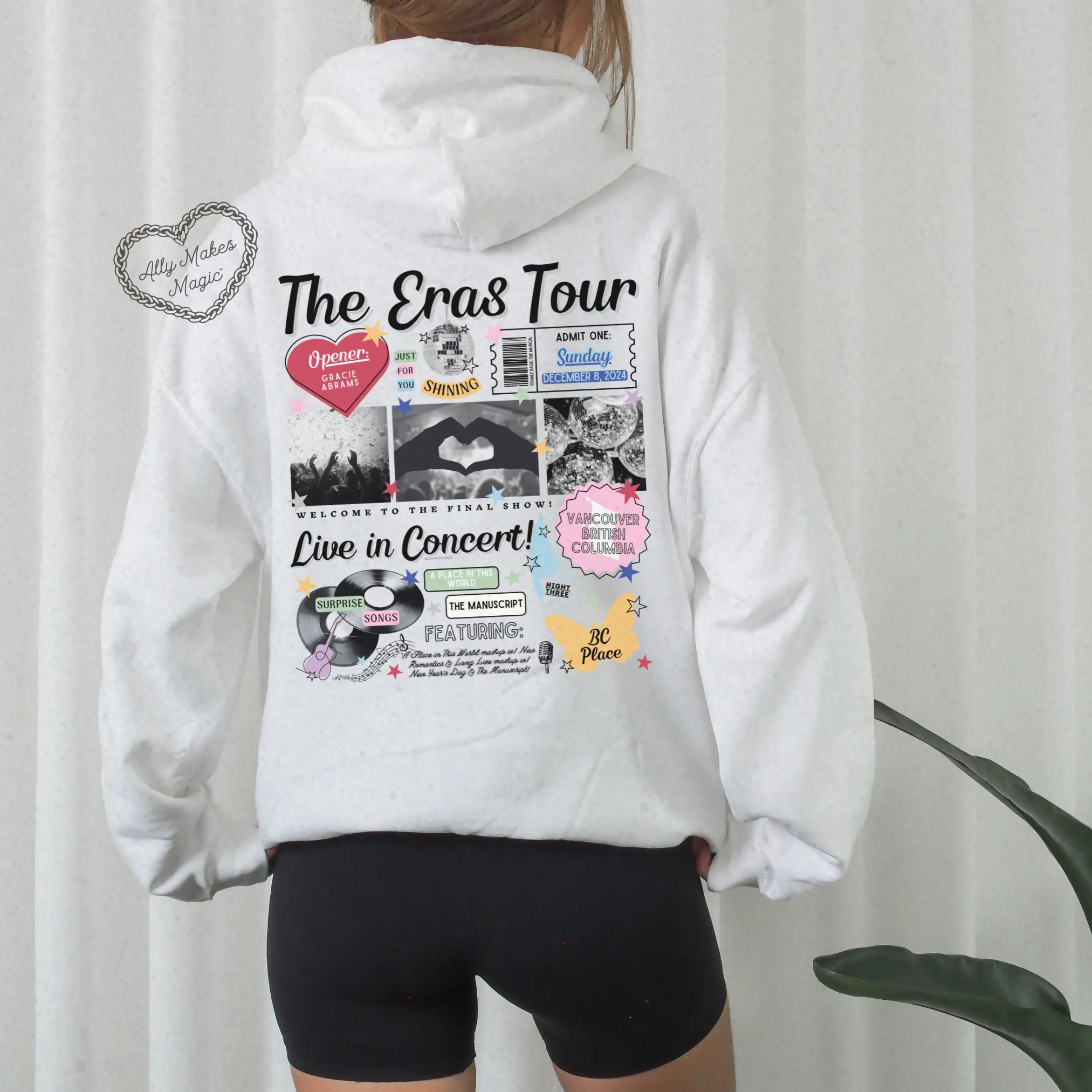 vancouver night 3 hoodie *custom* sold by Ally Makes Magic product image thumbnail 3