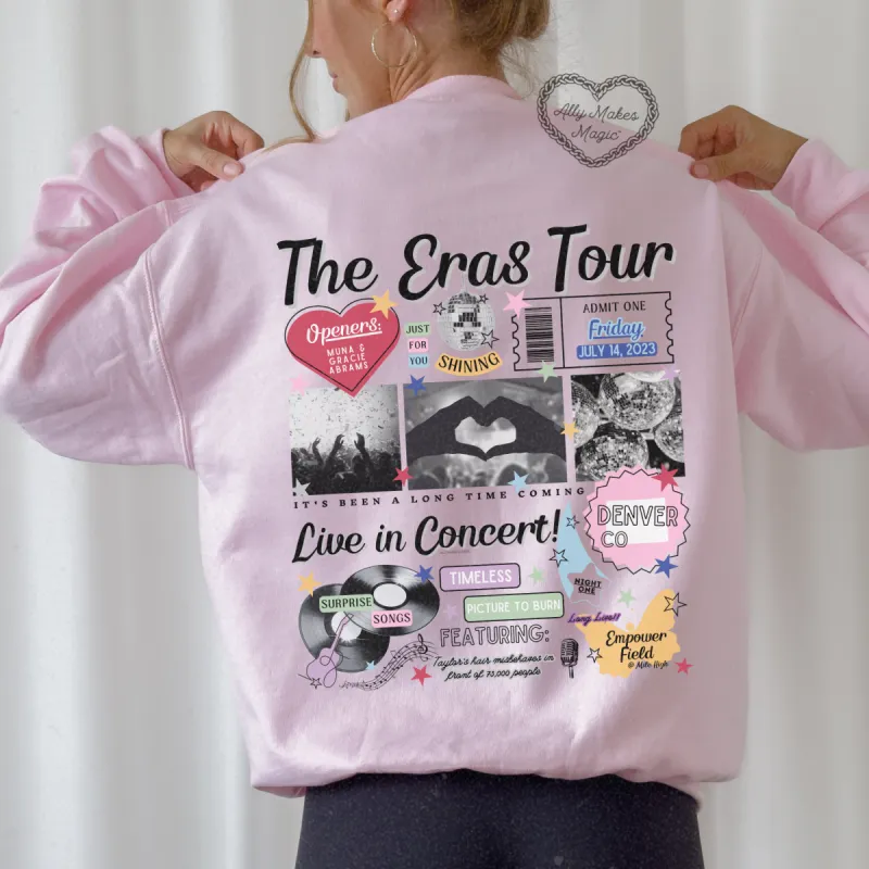 denver night 1 retro sweater | gildan sold by Ally Makes Magic