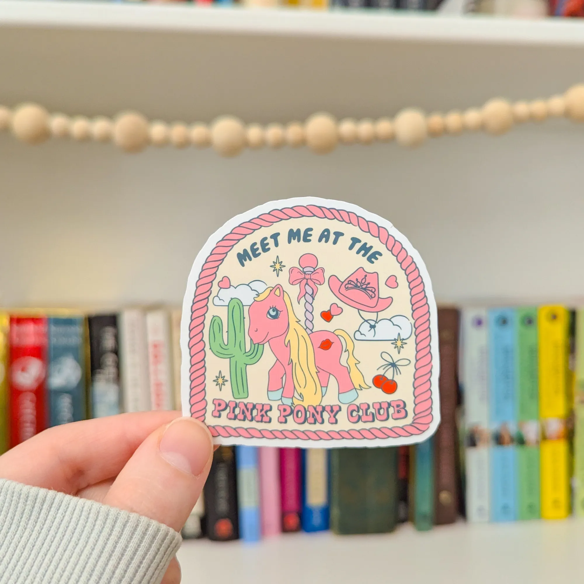 pink pony club sticker sold by Ally Makes Magic