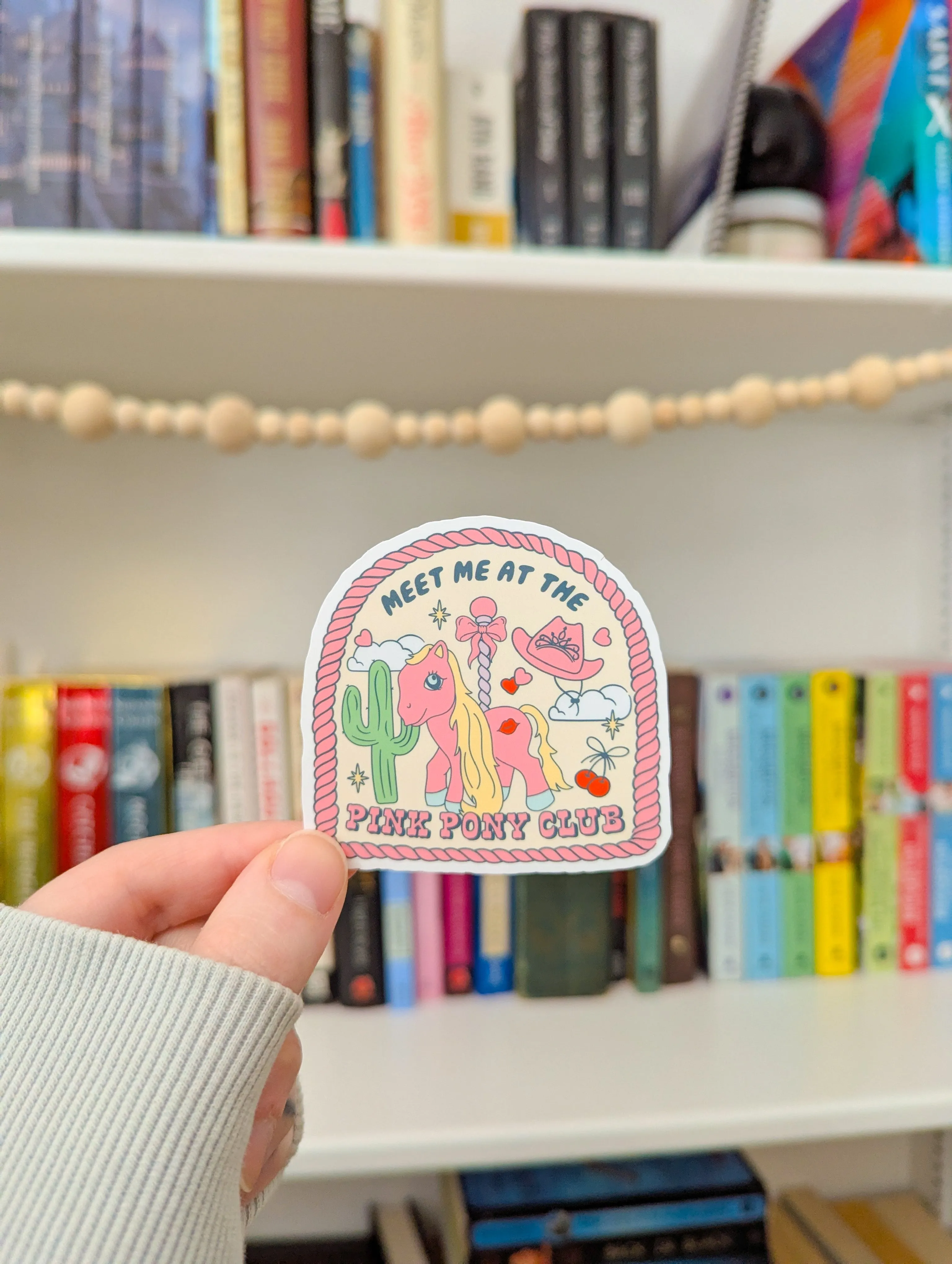 pink pony club sticker sold by Ally Makes Magic product image thumbnail 3