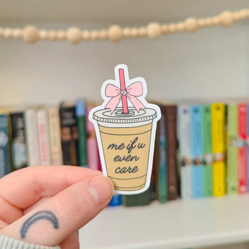 iced coffee (meifuevencare) sticker sold by Ally Makes Magic