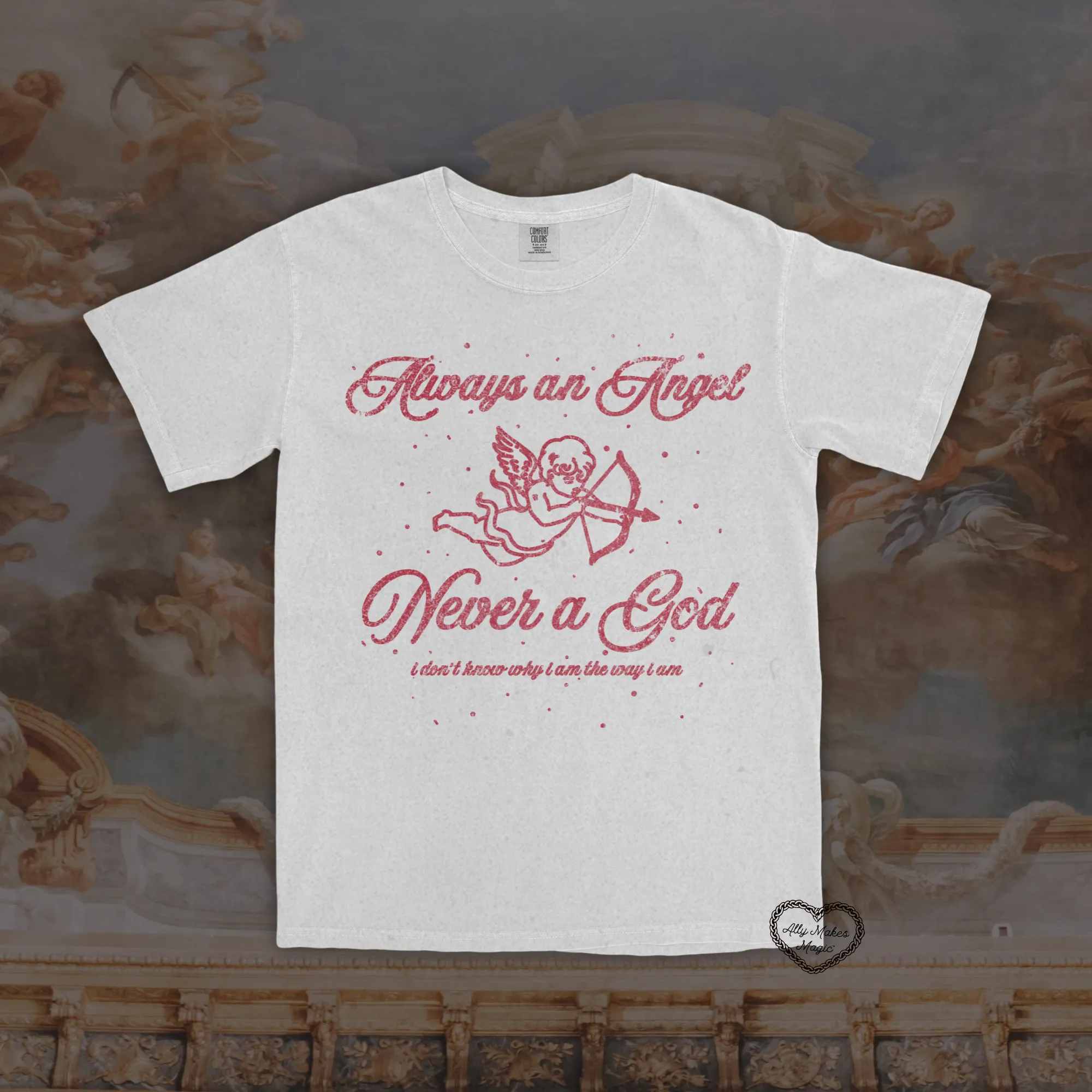 always an angel tee sold by Ally Makes Magic product image thumbnail 3