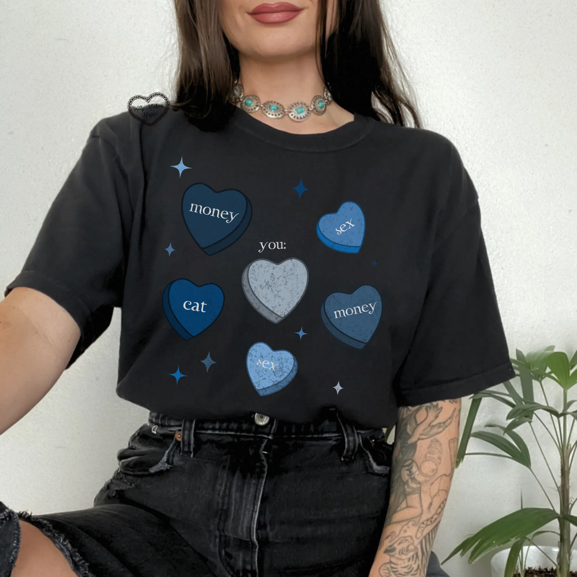 i can read everyone's mind tee sold by Ally Makes Magic product image thumbnail 4