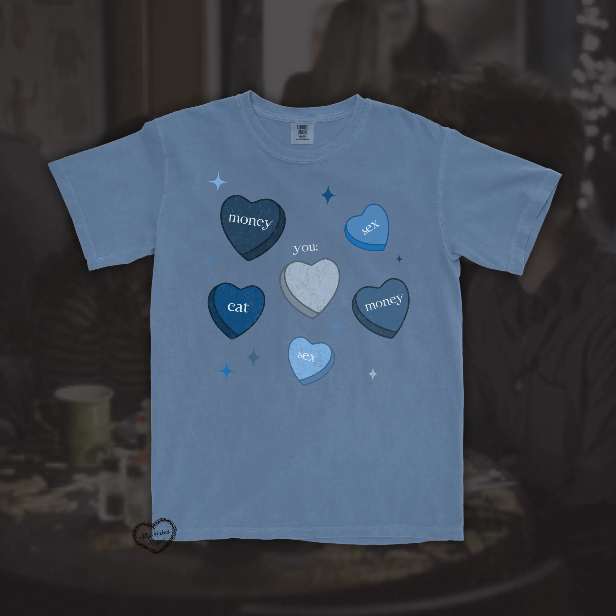 i can read everyone's mind tee sold by Ally Makes Magic product image thumbnail 2