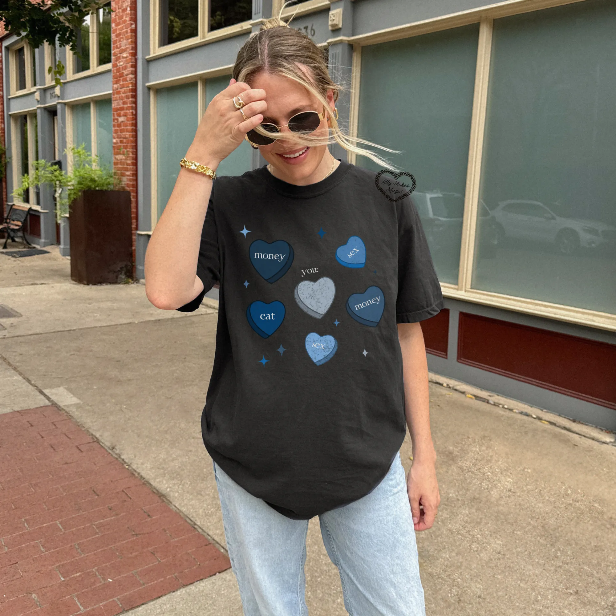 i can read everyone's mind tee sold by Ally Makes Magic product image thumbnail 3